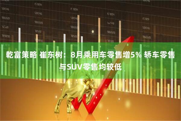 乾富策略 崔东树：8月乘用车零售增5% 轿车零售与SUV零售均较低